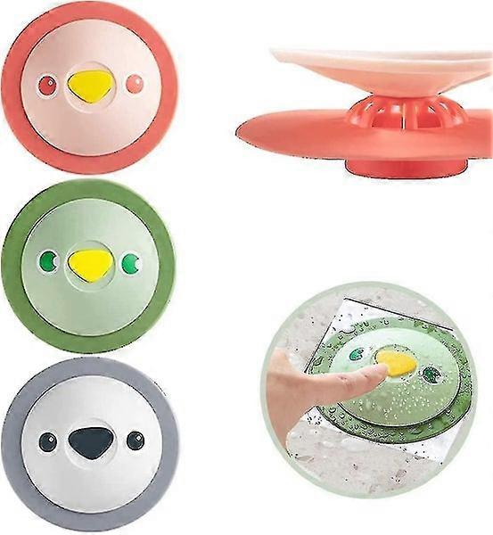 General Purpose Silicone Drain Strainers, 3 Pieces Universal Silicone Sink Plug