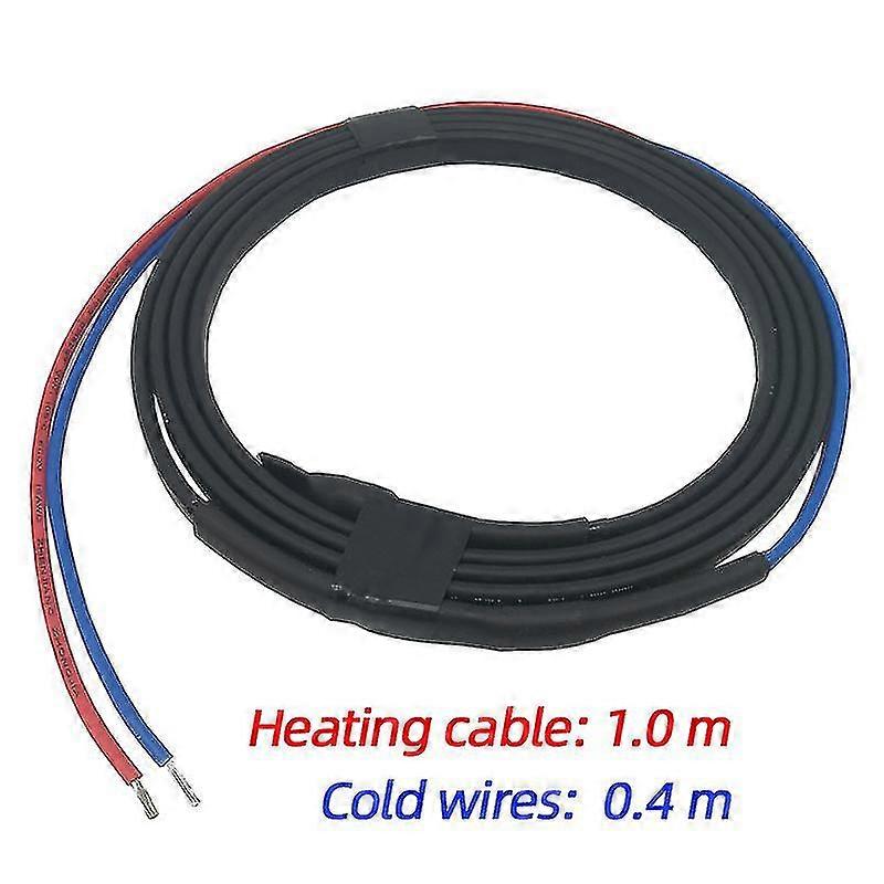 Cold Wire Connected 12v Can Use 15 Meters Self-regulating Heating Cable Pe Insulation Low Voltage Ptc Heater (ruigou)