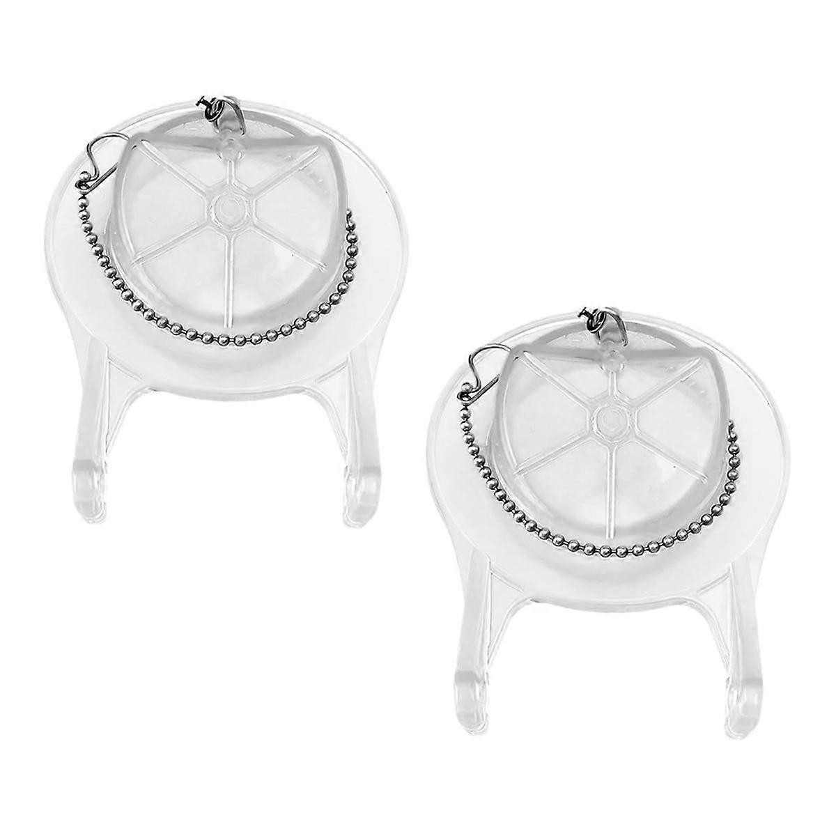 2PCS clapets de toilette de remplacement pour GA715014-GEG1 3 pouces avec chaîne en acier inoxydable et crochet fiable pour