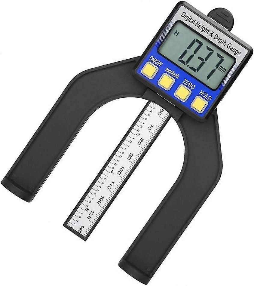 Digital Depth Gauge - 0-80mm Table Saw Depth Measuring Ruler