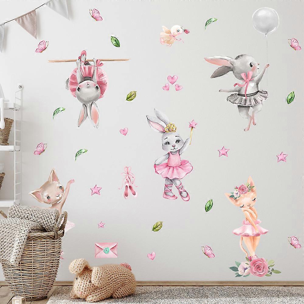Wall stickers - Dancing watercolors