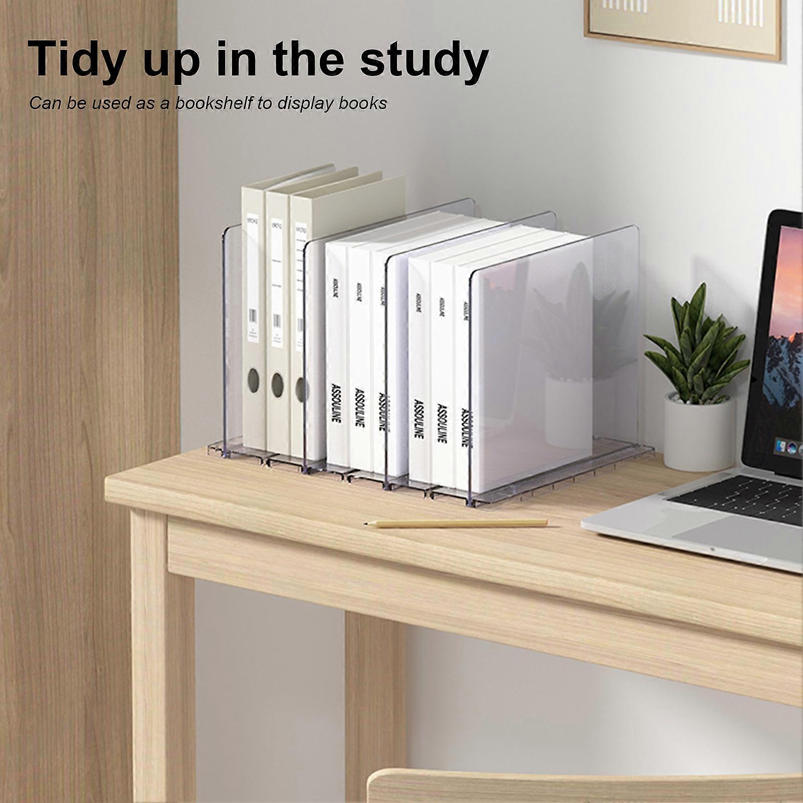 Clear Shelf Divider 2/3/4 Grids Save Space Easy to Install Clear ...