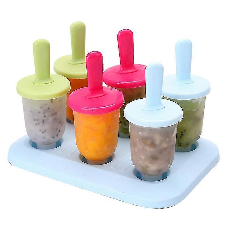 6-grids Reusable Summer Ice Tray With Stable Stand