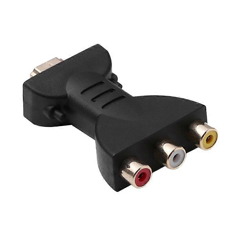 -Compatible to 3 RGB RCA Video Audio Adapters -Male to 3 RCA Video Audio Adapter Component Connecto