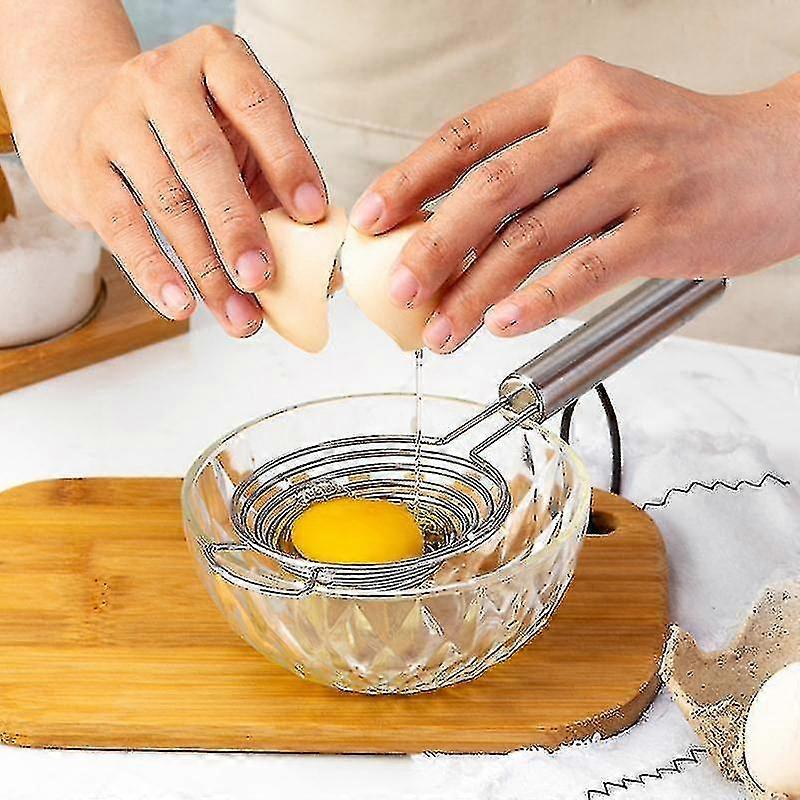 Stainless Steel Egg White Separator Tools Eggs Yolk Filter Gadgets Kitchen Accessories Separating Funnel Spoon Egg Divider Tool