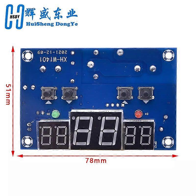 GaiBoSi W1401 Thermostat Intelligent Digital Led Display Module Thermostat Temperature Controller Module NTC Sensor Module DC 12V