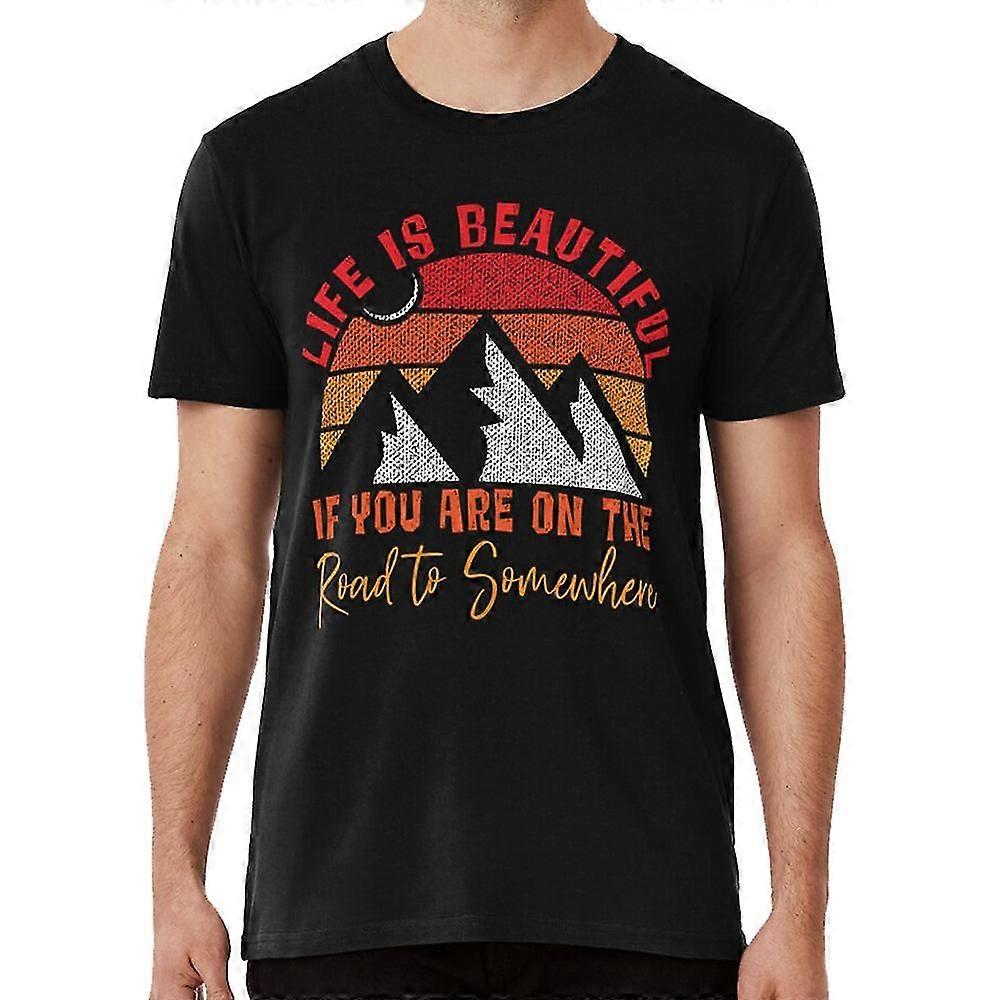 Camping    Crew Neck T-Shirt