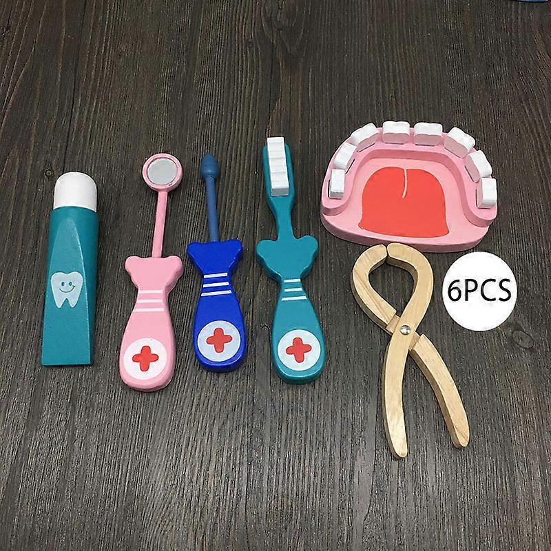 子供のためのJaheerToy木製のおもちゃロールプレイングドクターナースゲームのふりをするドクタープレイ面白いギフトドクターセット子供用
