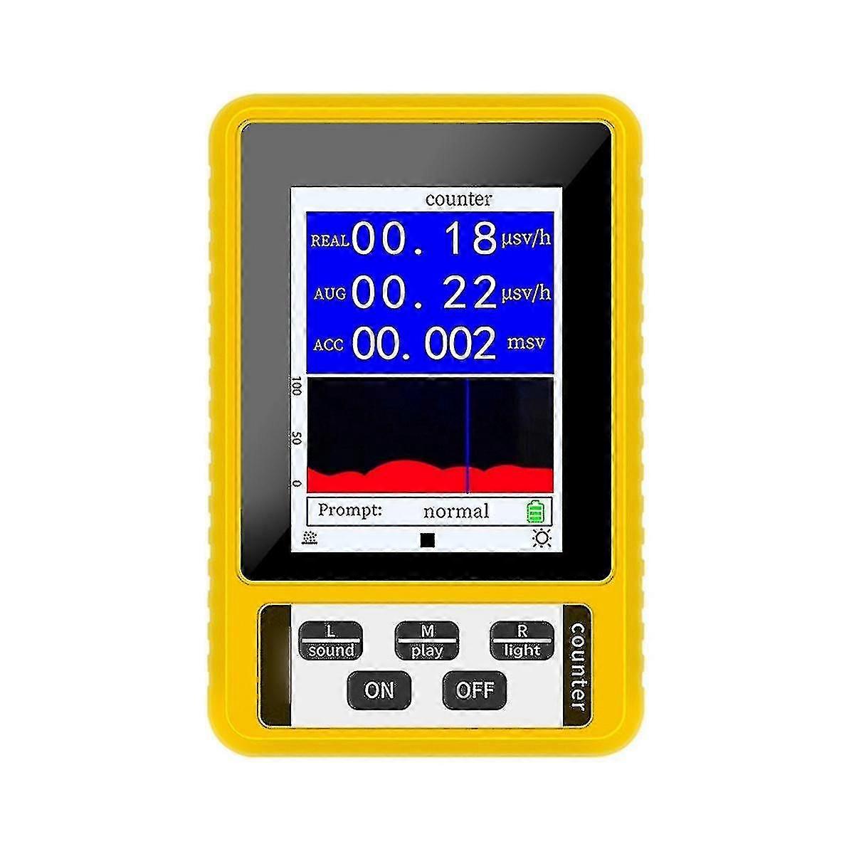 Geiger Counter Nuclear Radiation Detector z wyświetlaczem LCD Ekran Dozymetr Detektory Beta Gamma X-ray Tester Portable