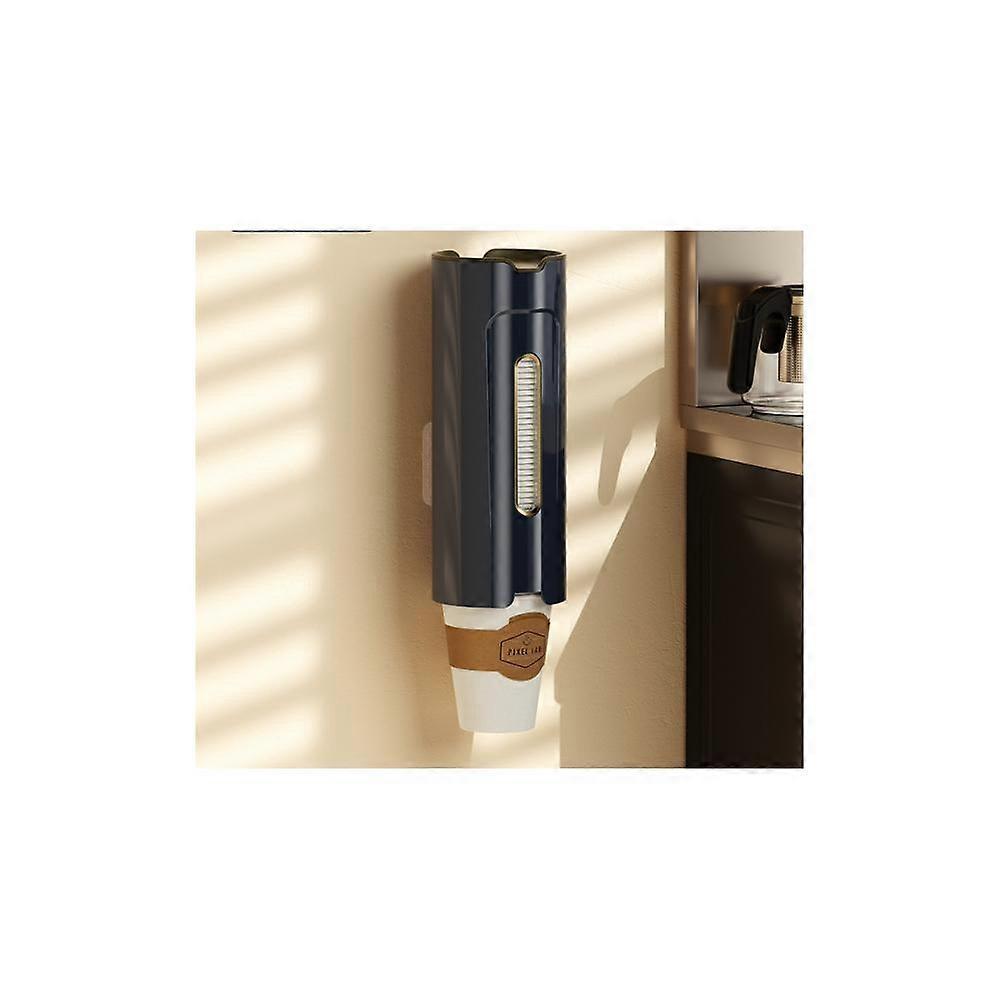 Disposable Cup Holder Automatic Cup Taker Paper Cup Holders Water Cup Holder Wall Storage Blue