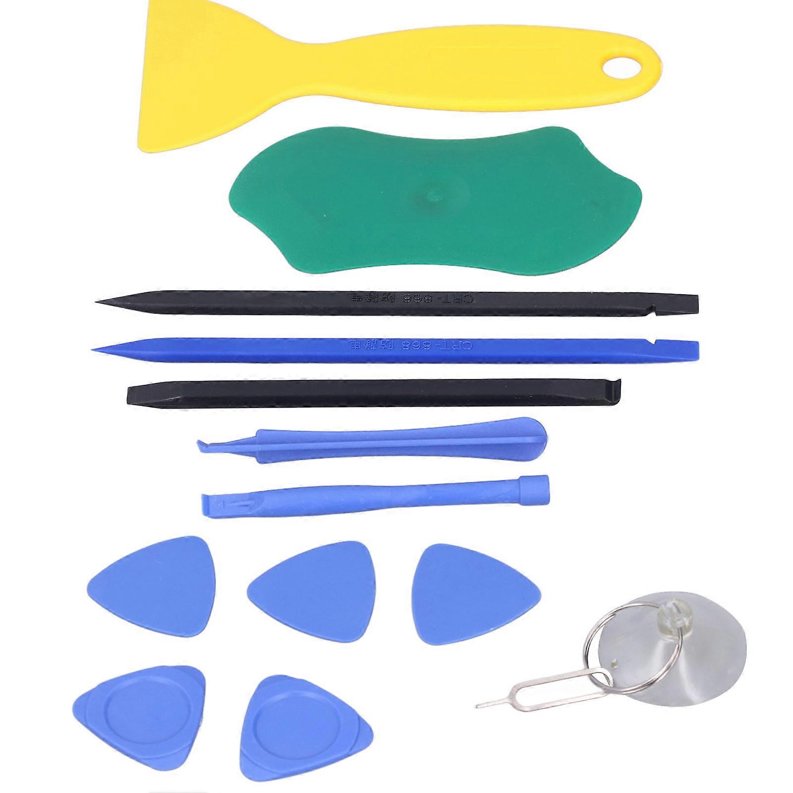 PVC Plastic Spudger Opening Prying Bar Triangular Sheet Suction Cup Kit for Electronics Repair