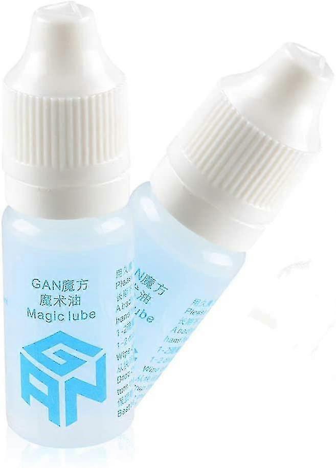 Gan Lube, Gan Cube Lube Professional Speed Cube Lube Lubricant Oil 10ml (Pack Of 2)