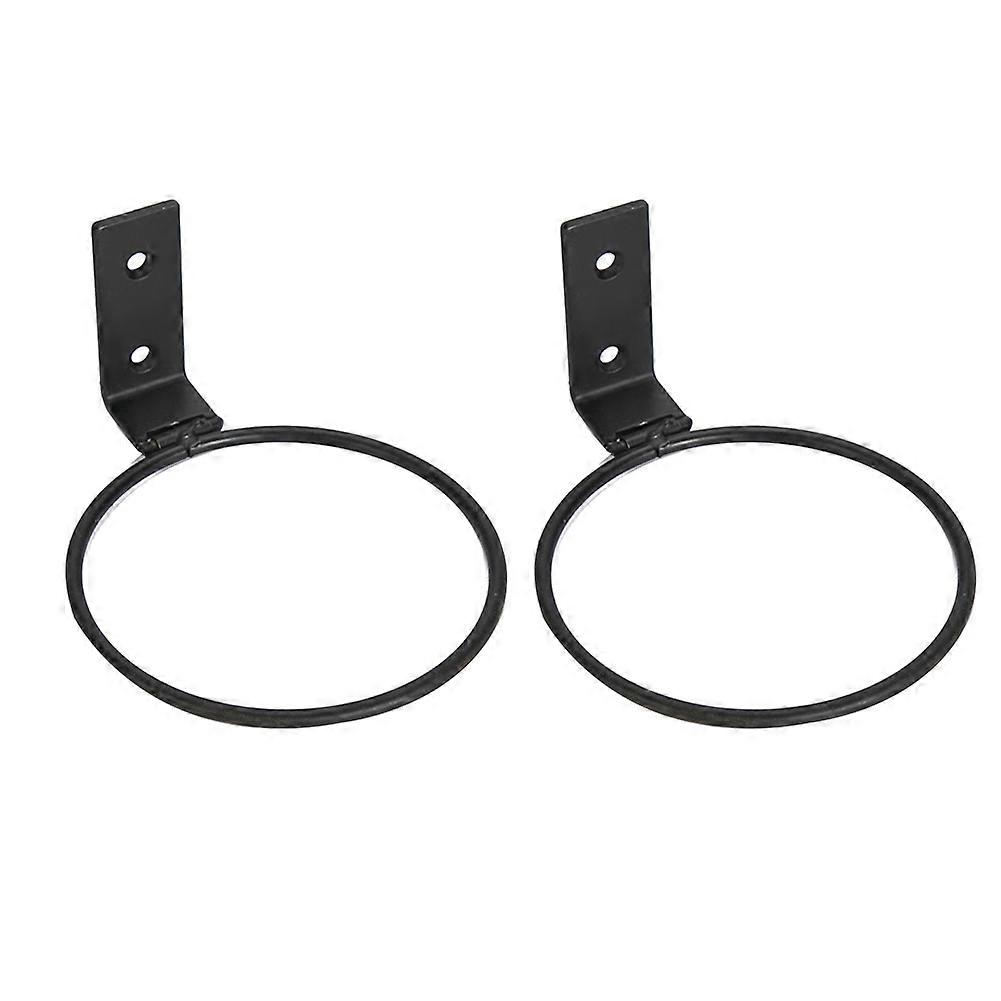 Pack de 2 porte-balles pliable mural, présentoir de ballon de sport pour le basket-ball, le volley-ball, le rugby, le football, le football