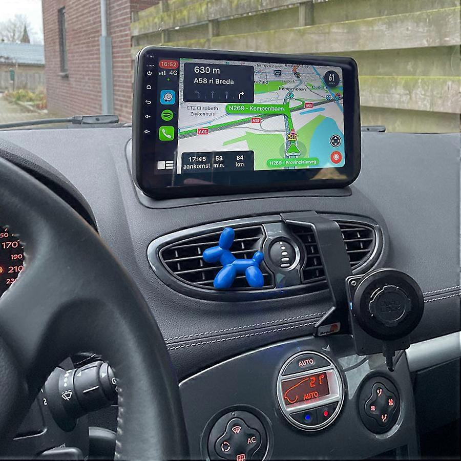 Radio 2Din For Renault Clio 3 Clio3 2006 Android 12 Navigation 128GB ROM GPS Touch Screen Stereo Car Multimedia Video Player