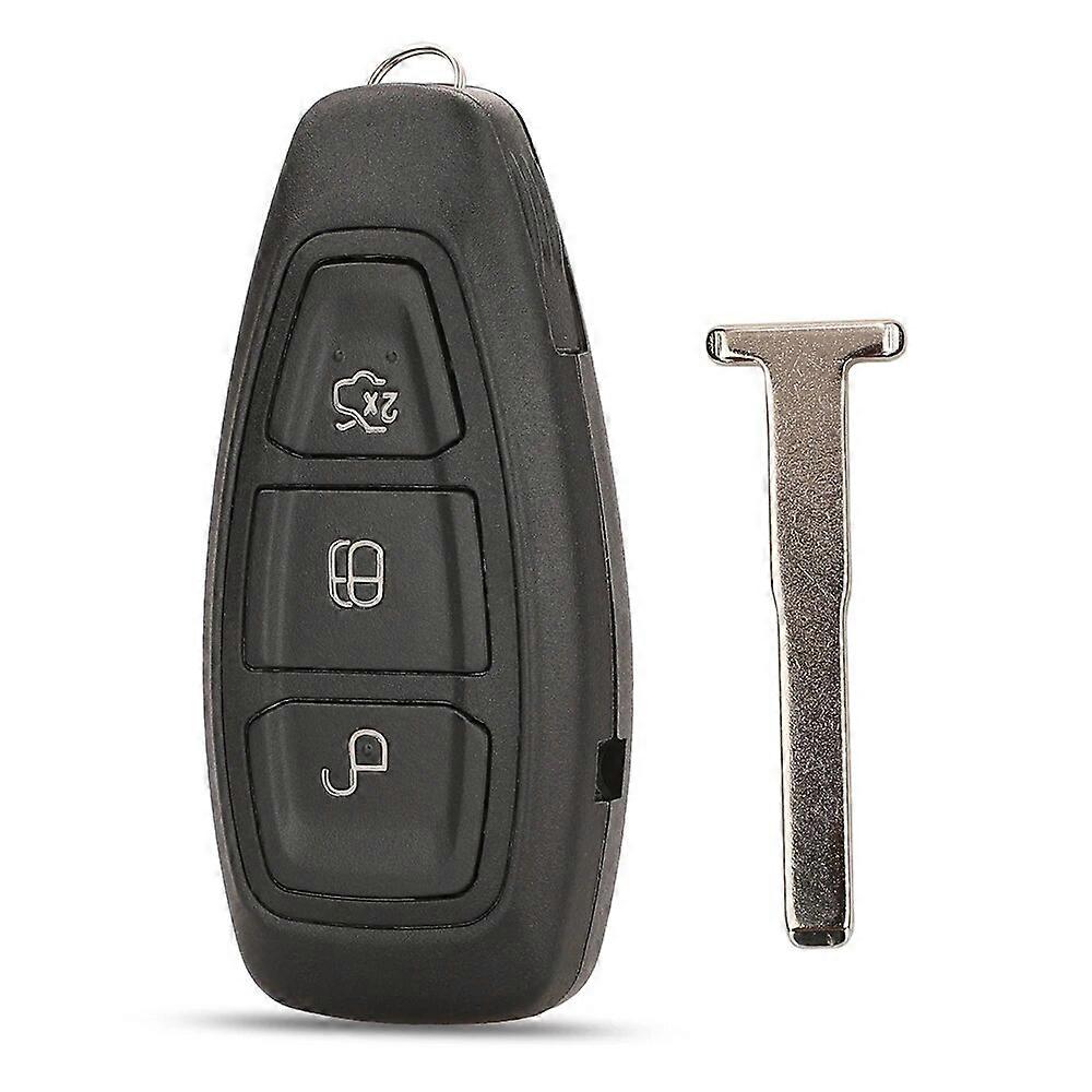 jingyuqin 3 Buttons Remote Car Key Shell For Ford Focus C-Max Mondeo Kuga Fiesta B-Max Winning Titanium Keyless Case Replacement