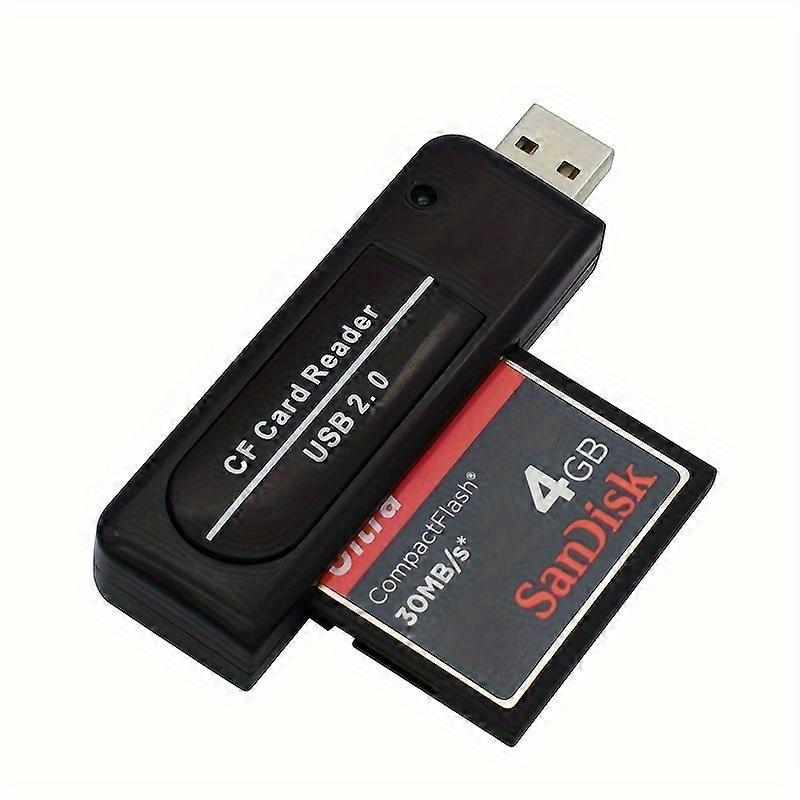 USB 2.0 Card Reader Flash Memory Card Reader USB Compact Flash CF Memory Card Reader Adapter High Quality