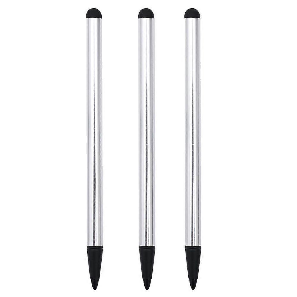 3PCS 2 in 1 Universal Phone Tablet Touchscreen Pens Capacitive Stylus Pencil For Iphone Ipad Samsung Stationery Tablet Pen
