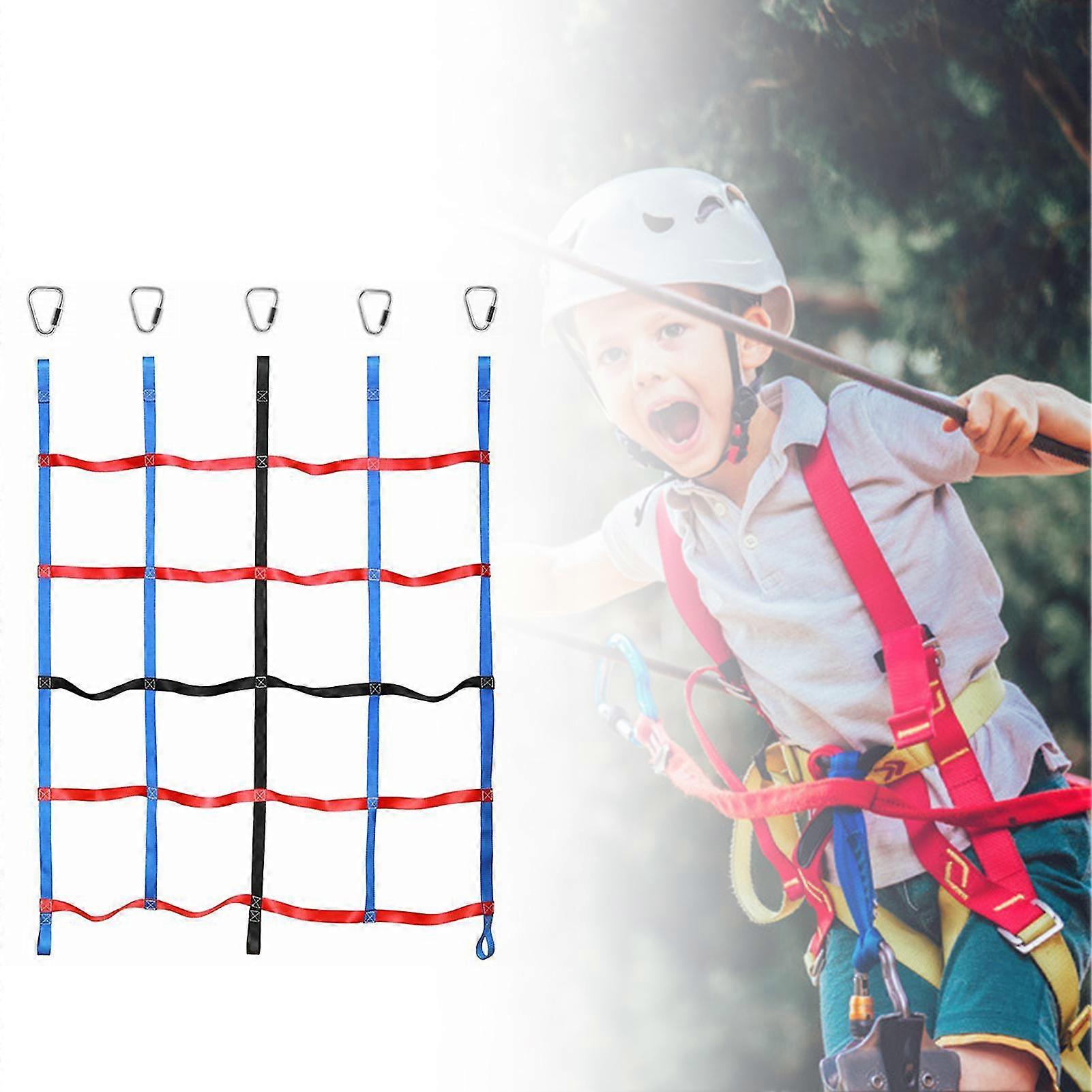 Multifunctional Three-color Children Physical Training Climbing Net For Kindergarten
