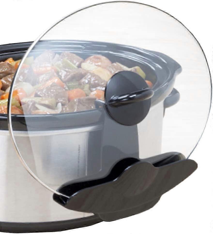 Slow Cooker Lid Holder Fits Most Slow Cookers, Hands-Free Design Keeps Countertops Clean, Unique Crock Pot Kitchen Pot Organizer