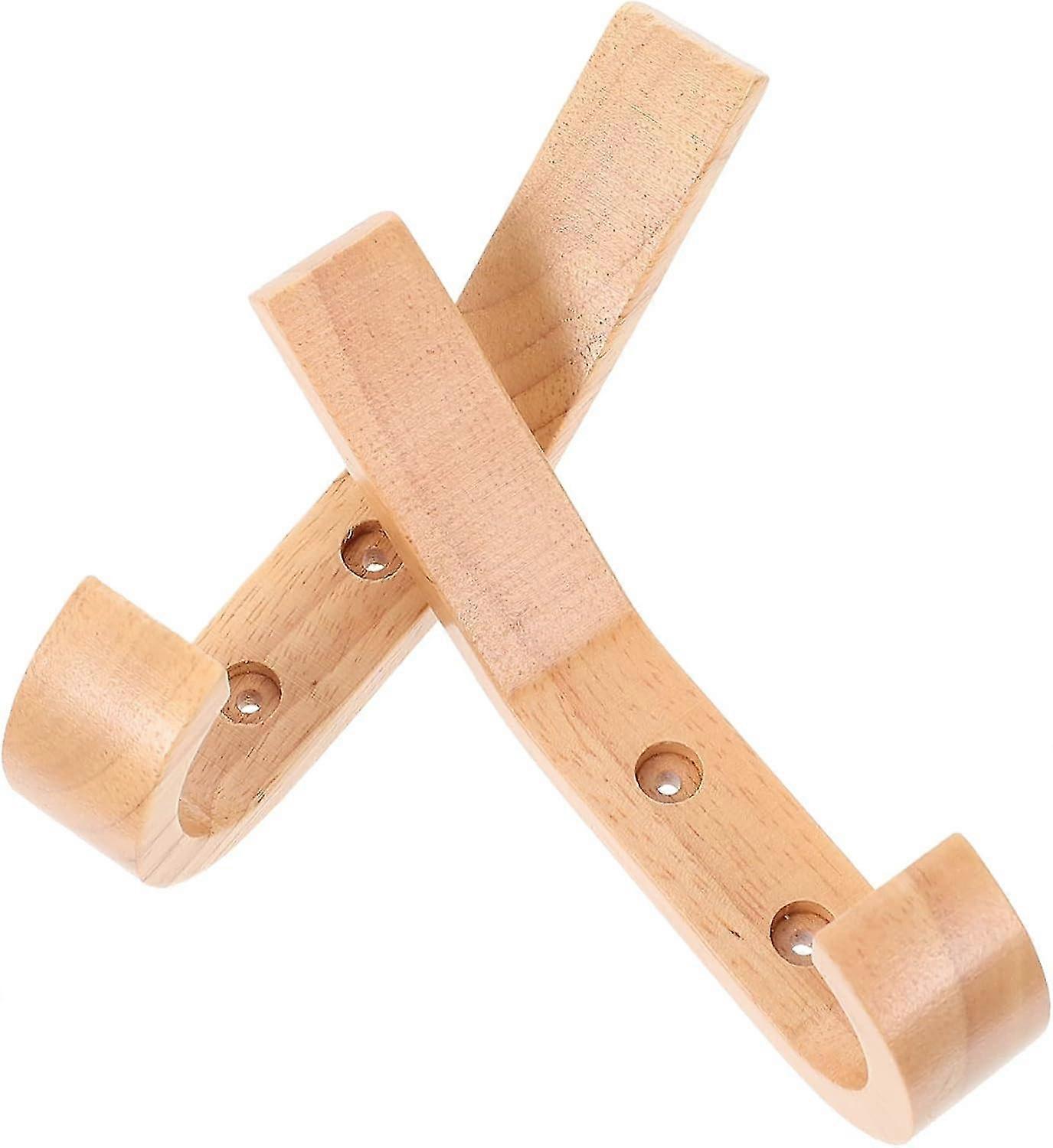 Coat Hooks Entryway- Rustic Wall Mounted Single Coat Hanger for Closet Decor, 2pcs