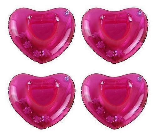 Creative Love Cup Holder Inflatable Water Coaster Floating Drink Cup Holder(4pcs)