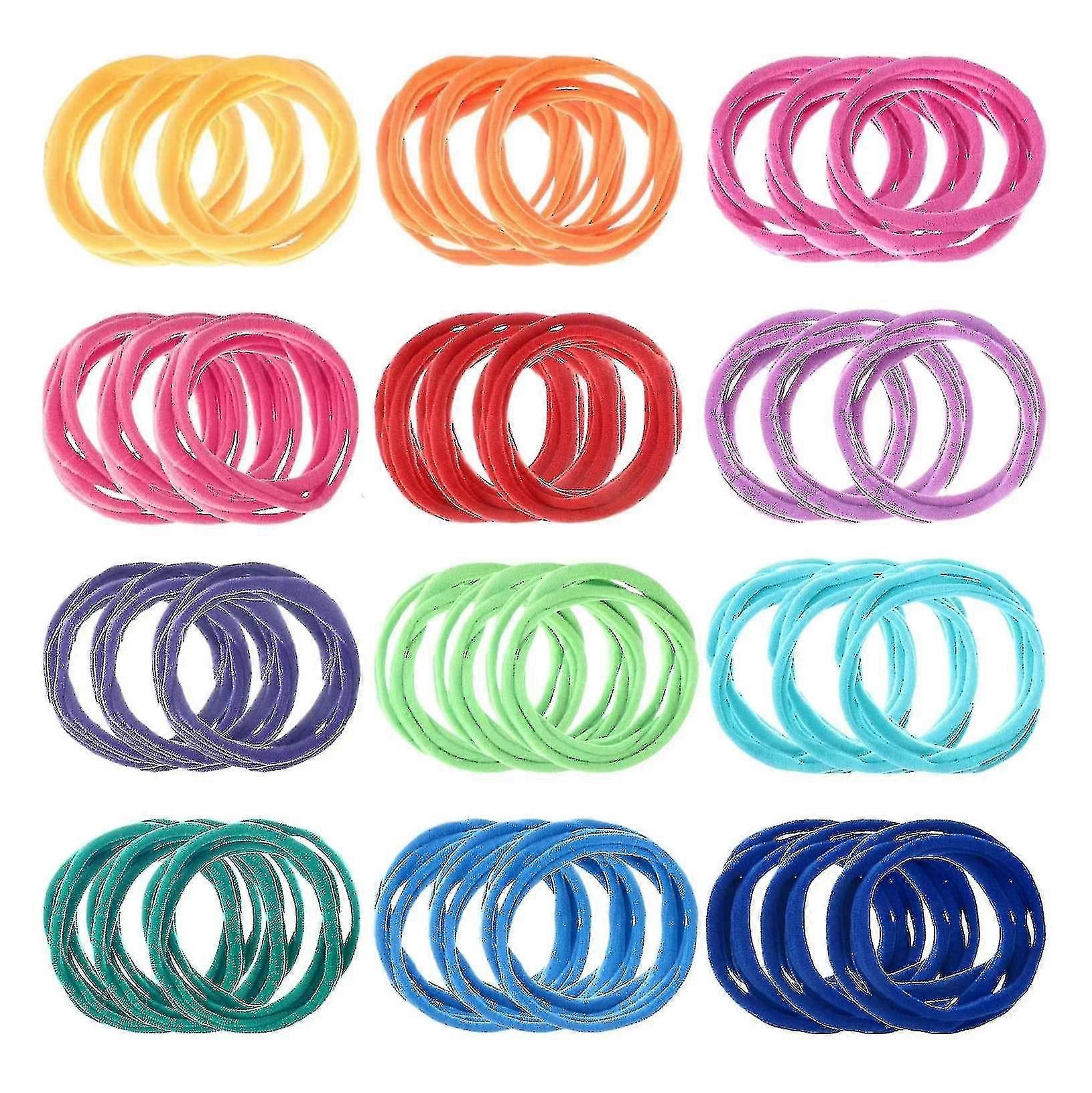 192 Pcs 7 Inches Potholder Loops Weaving Loom Loops Weaving Craft Loops With 12 Colors For Supplies