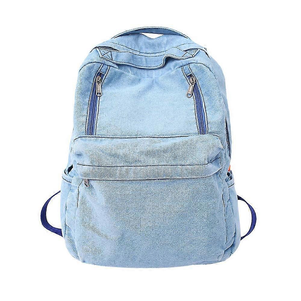 Denim Simple Outdoor Backpack