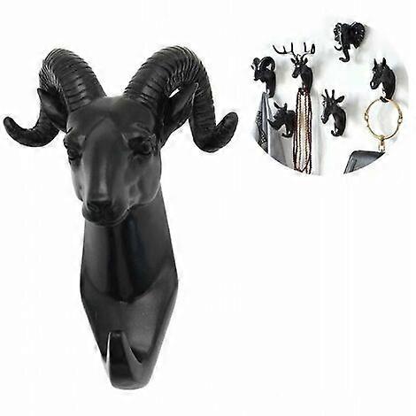Coat rack Key animal black sheep