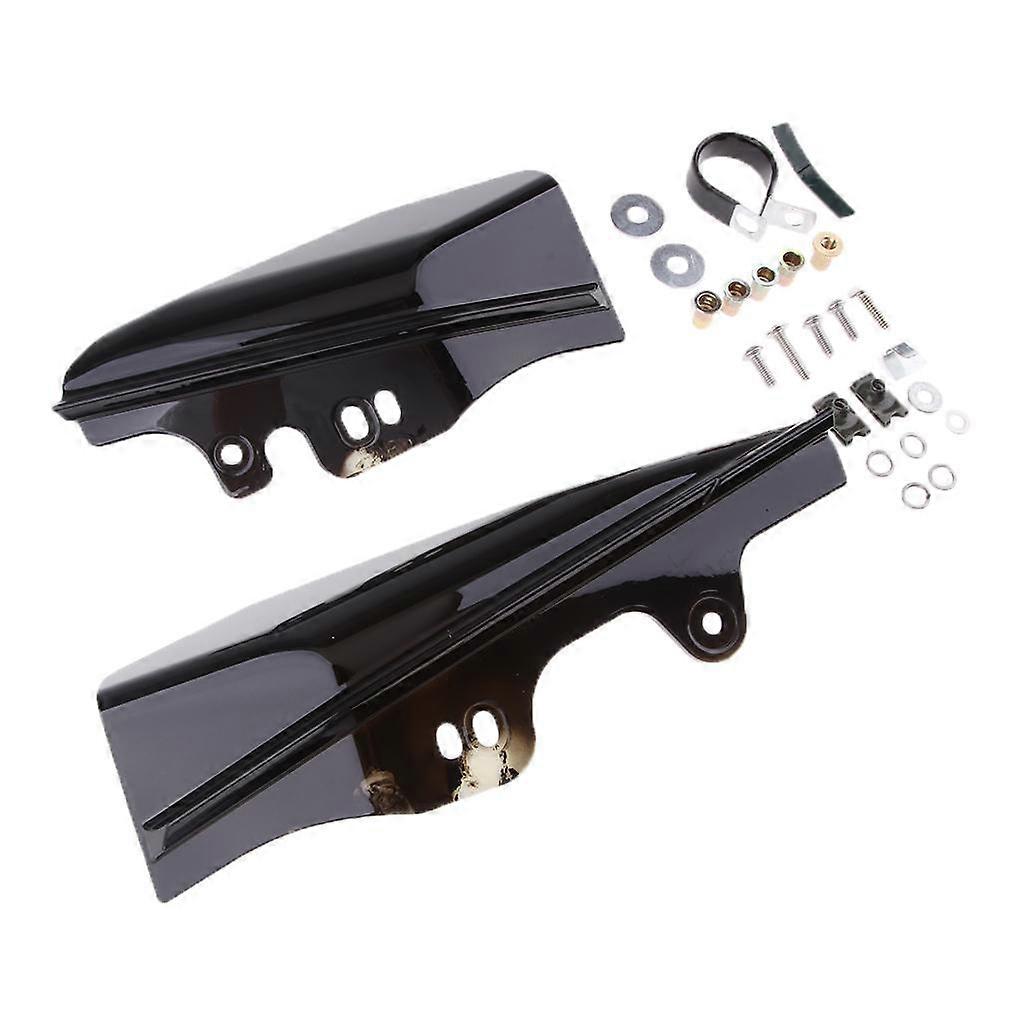 Black Mid-Frame Air Deflectors for   Limited FLHTK Tri Glide