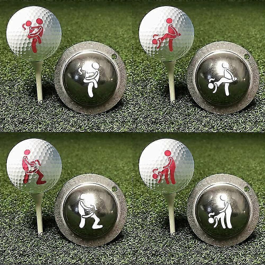 1pc Funny Adult Humor Signal Golf Ball Marker Alignment Tool Models Ball Line Liner Marker Template Alignment Training Aids Tool 100% new