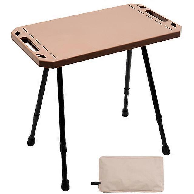 Folding Picnic Folding Tables AdjusFolding Tables Height Outdoor Folding Tables Aluminium Alloy Tactical Folding Tables for Outdoor Indoor Picnic BBQ 
