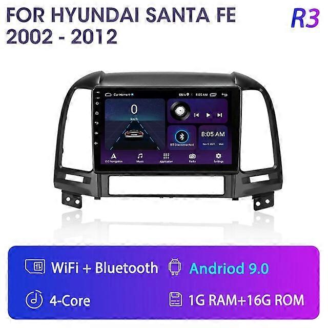 Android 11 Car Radio for Hyundai Santa Fe 2 2006-2012 Navigation 2 Din Multimedia Video Player Carplay Stereo Speakers Head Unit