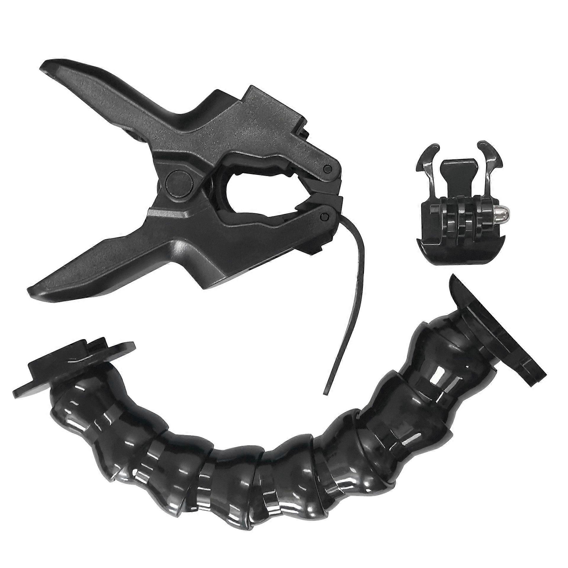 Jaws Flex Clamp Mount with Flexible Adjustable Gooseneck for Hero 8 7 Action Camera Accessory