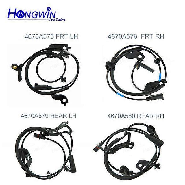 Rear Left Right ABS Wheel Speed Sensor For Mitsubishi Lancer Outlander 4670A576,4670A575,4670A580,4670A579 07-14 3.0 V6 2.0 2.4