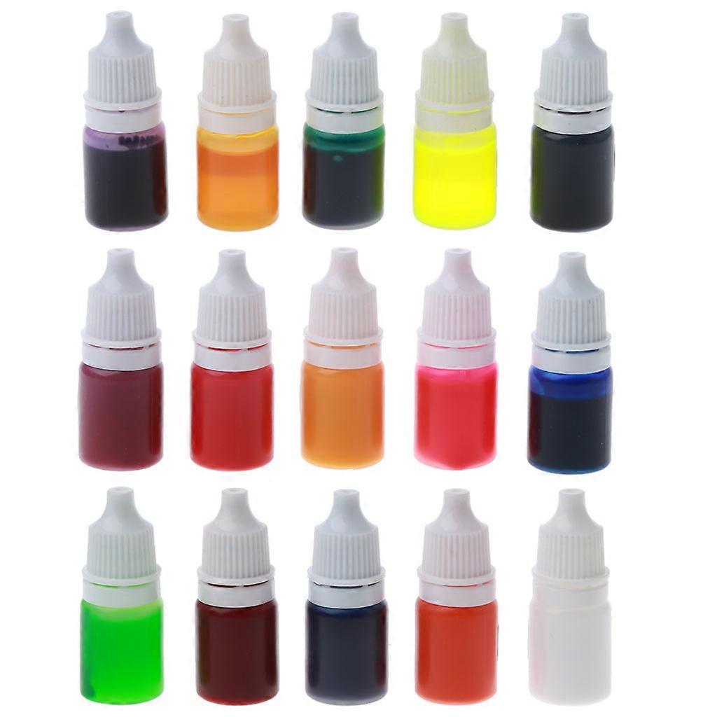 Epoxy Resin Pigment 15 Color Liquid Highly Concentrated Epoxy Resin Colorant