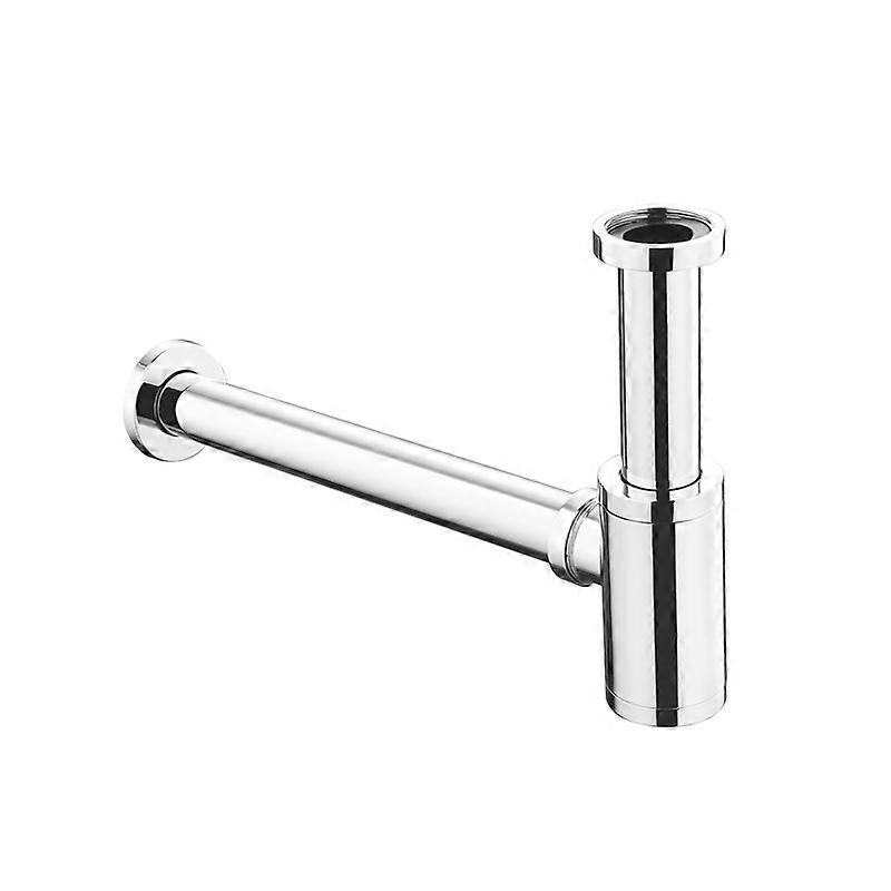 Deodorant Bottle Trap Bathroom Sink Tap Waste Pipe Round Chrome Adjustable Outlet
