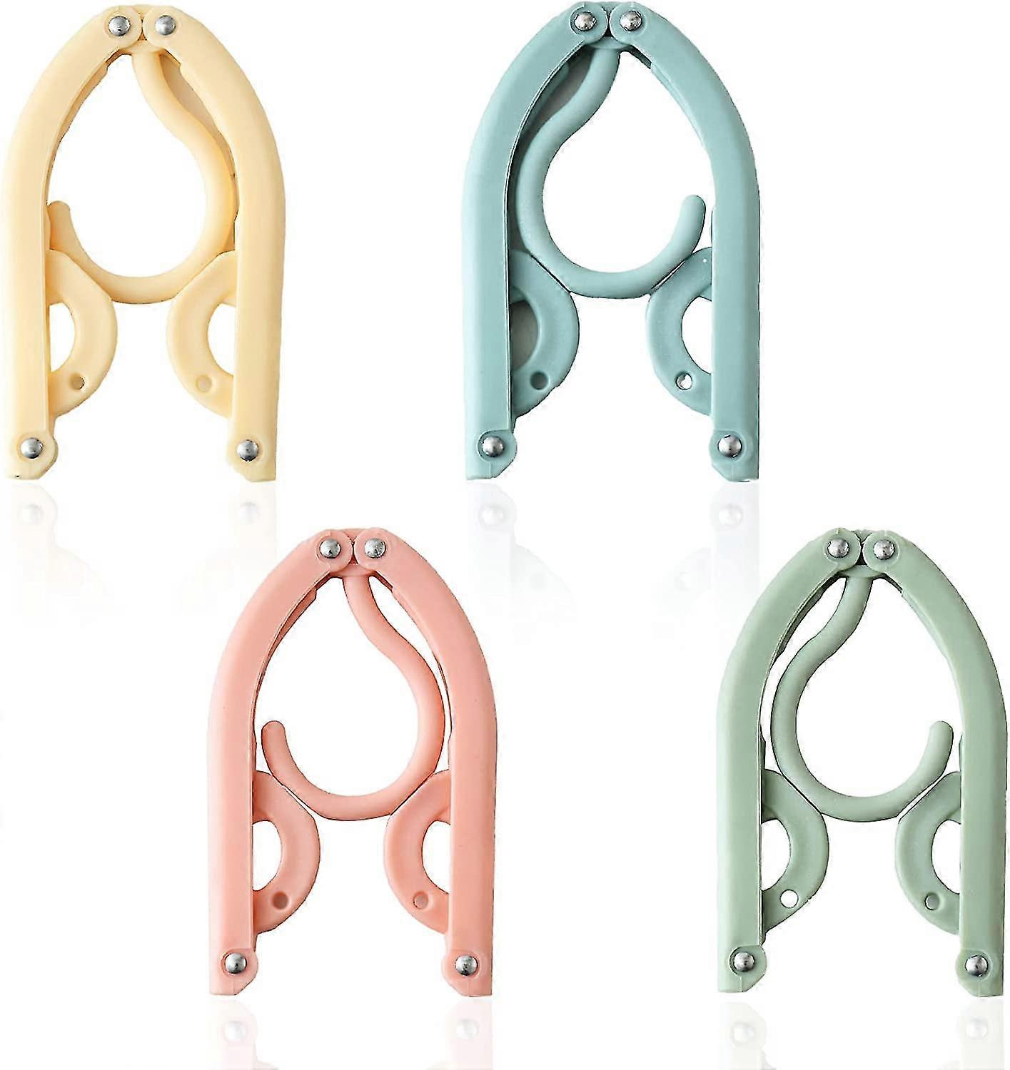 4 Packs Cintres de Voyage Pliables