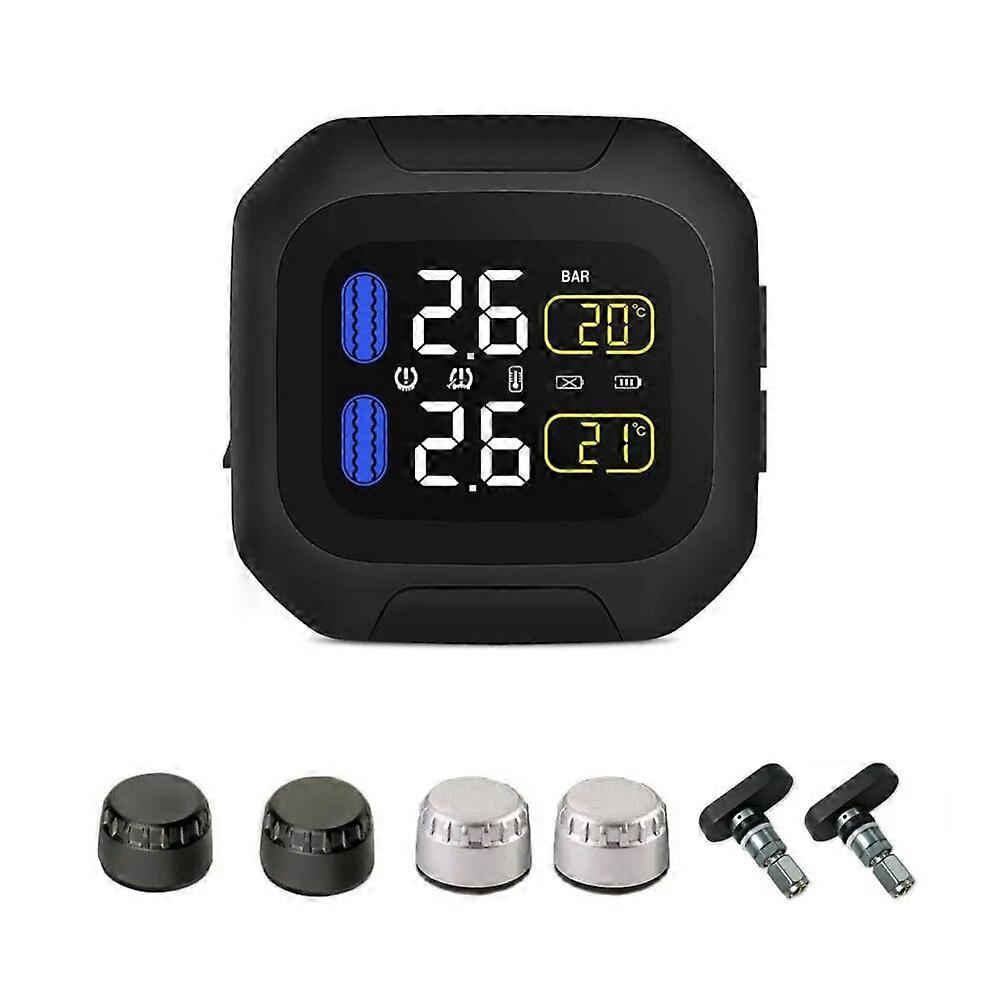 Motor Vehicle Sensors M3 Wireless Motorcycle TPMS Universal Tire Pressure Monitoring System TPMS Motorcycle Tire Pressure Sensor
