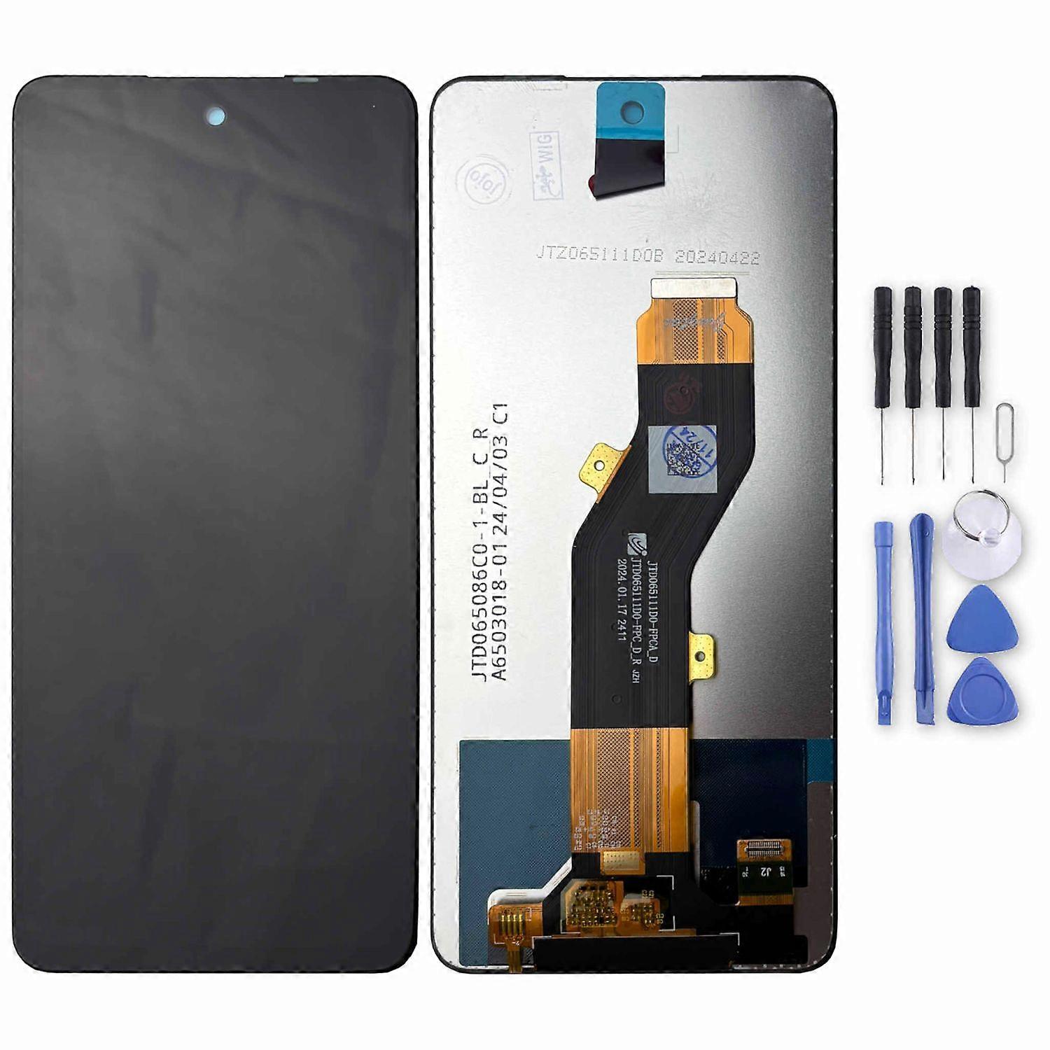 For ZTE Blade V60 Vita LCD Display Complete Unit without Frame Black