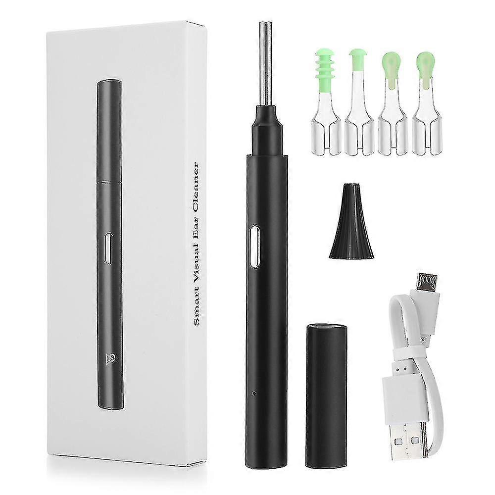 Ear Wax Cleaner Ear Spoon Cleaning Kit (black)