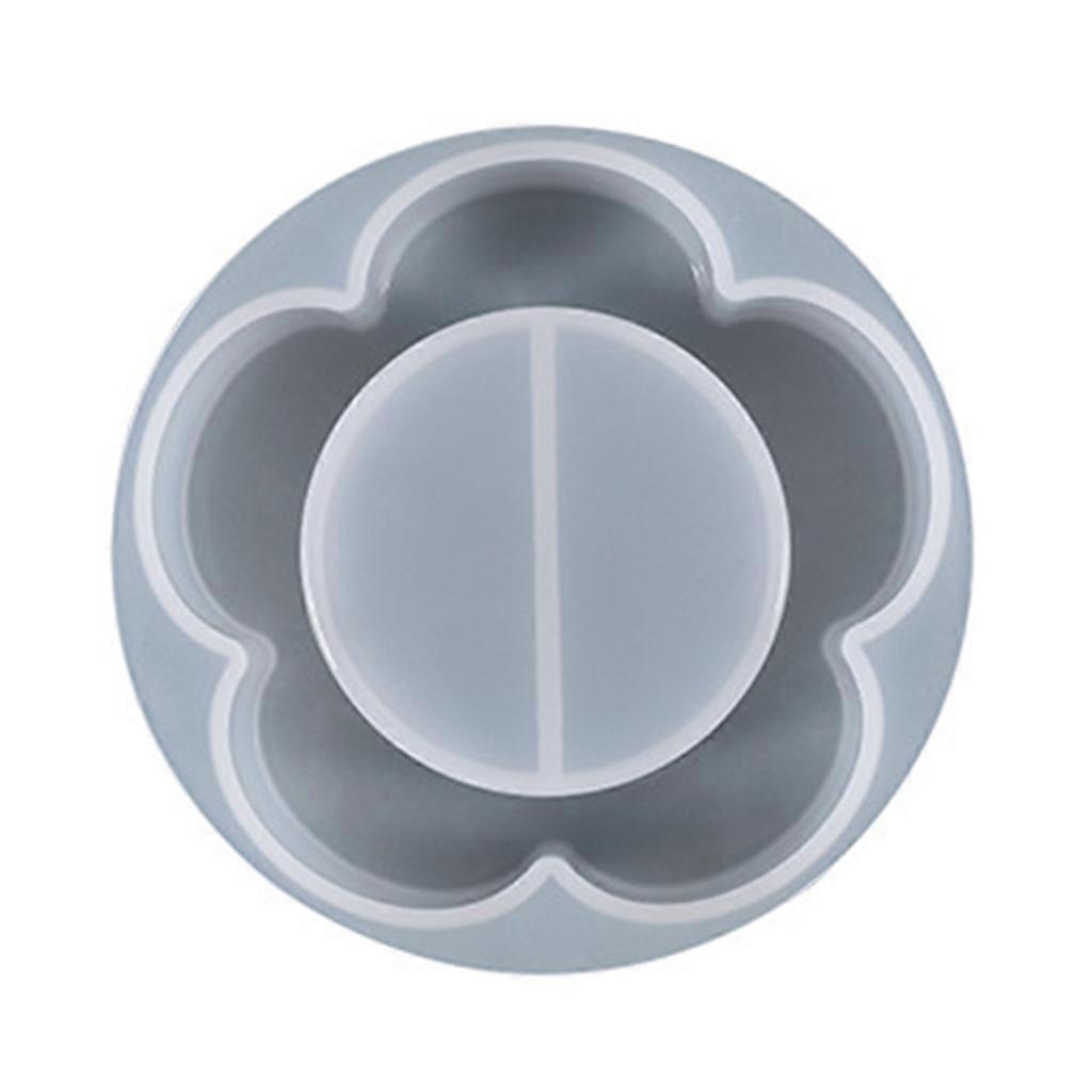 Flower Candlestick Epoxy Casting Silicone Mold Jewellery Storage Making Mould