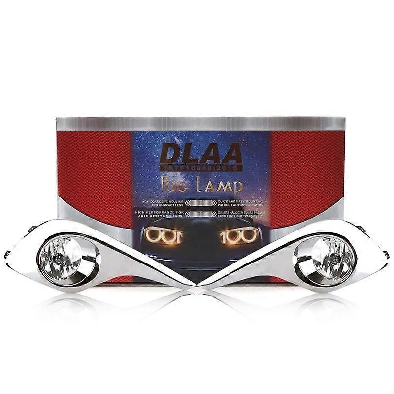 Front Bumper Fog Lamp Upgrade for Toyota Highlander 2012 2013 2014 Version Additional Foglight Set Switch + Wiring