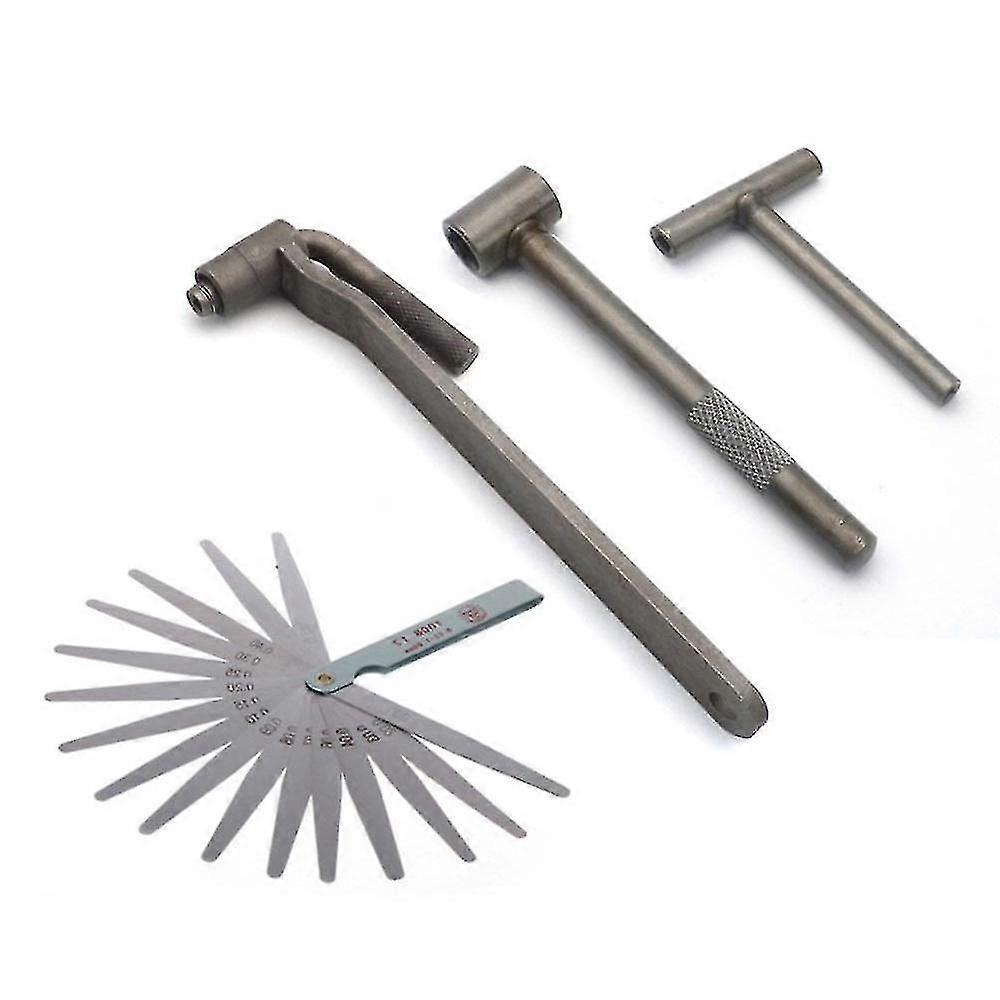 Motorcycle Engine Valve Adjustment Tool Square Hexagon Socket T Spanner Valve Screw Wrench 8mm 9mm 1
