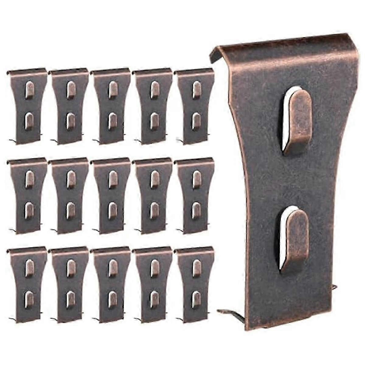 Brick Clips,16pc Brick Clips For Hanging Outdoors Brick Hooks Hangers Wall Clips Picture Hangers Mount On Brick No Drill