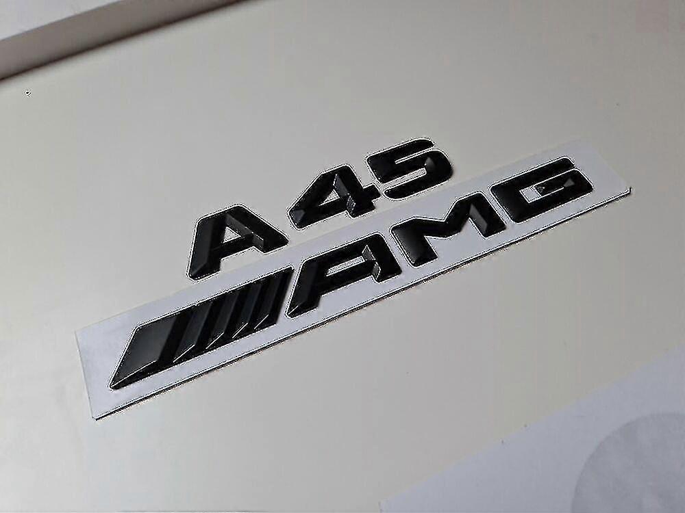 A45 Amg Ματ Μαύρο Γράμμα Αριθμός Πίσω Μπότας Έμβλημα Α Κατηγορία Mercedes Ματ