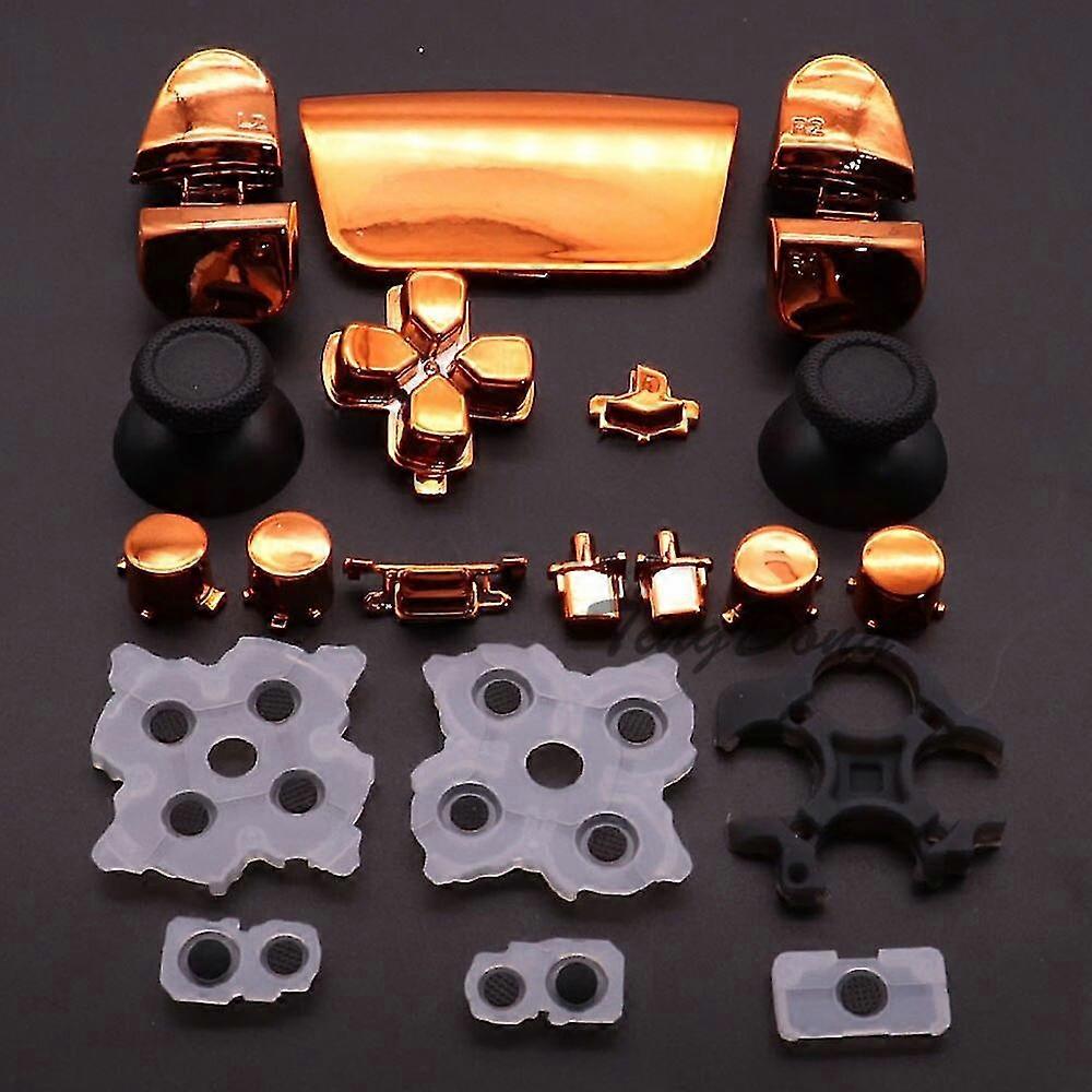 Replacement D-pad R1 L1 R2 L2 Trigger Buttons Share Options Button Set For Ps5 2.0 V2 020 Controller Conductive Rubber Pad