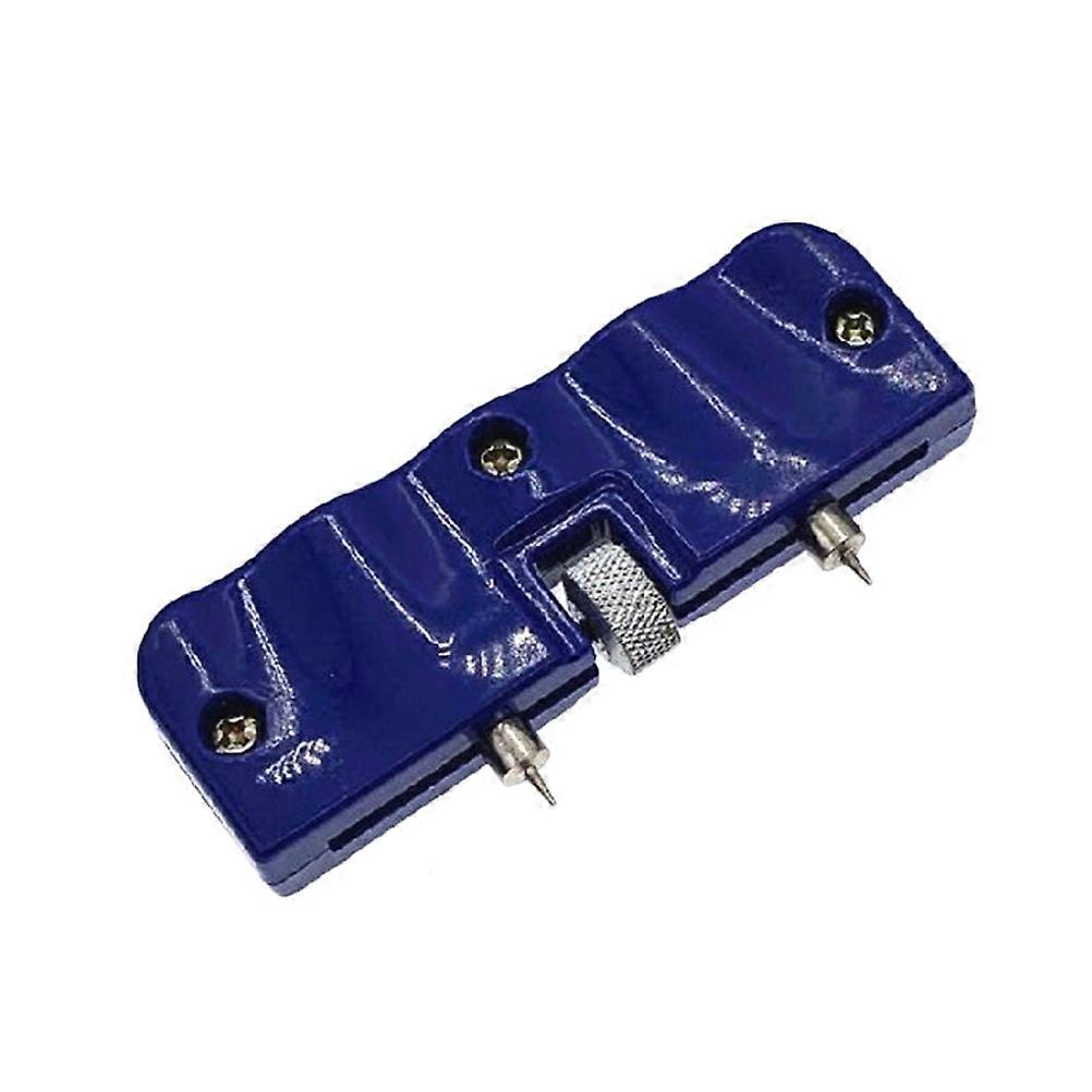 Watch Back Case Opener Portable Watch Repairing Tool Sturdy Opening Watch Tool Two-jaw Back Case Opener (Blue)