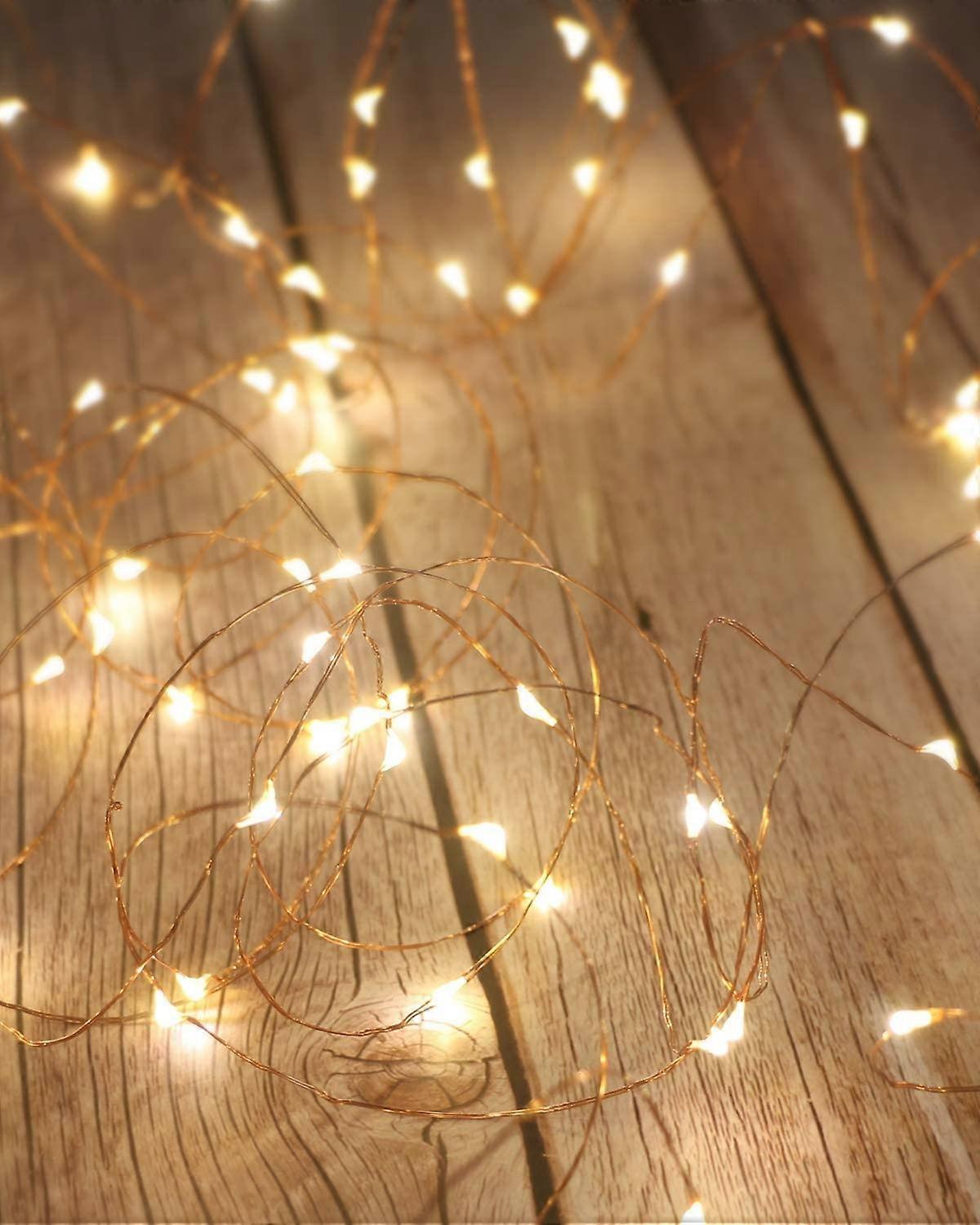 Luci Stringa Litogo, 5M 50LED Luci Stringa A Batteria Mini Led Luci Stringa Interna Decorazione Per Camera Da Letto Festa Di Nozze Di Natale Casa Giardino