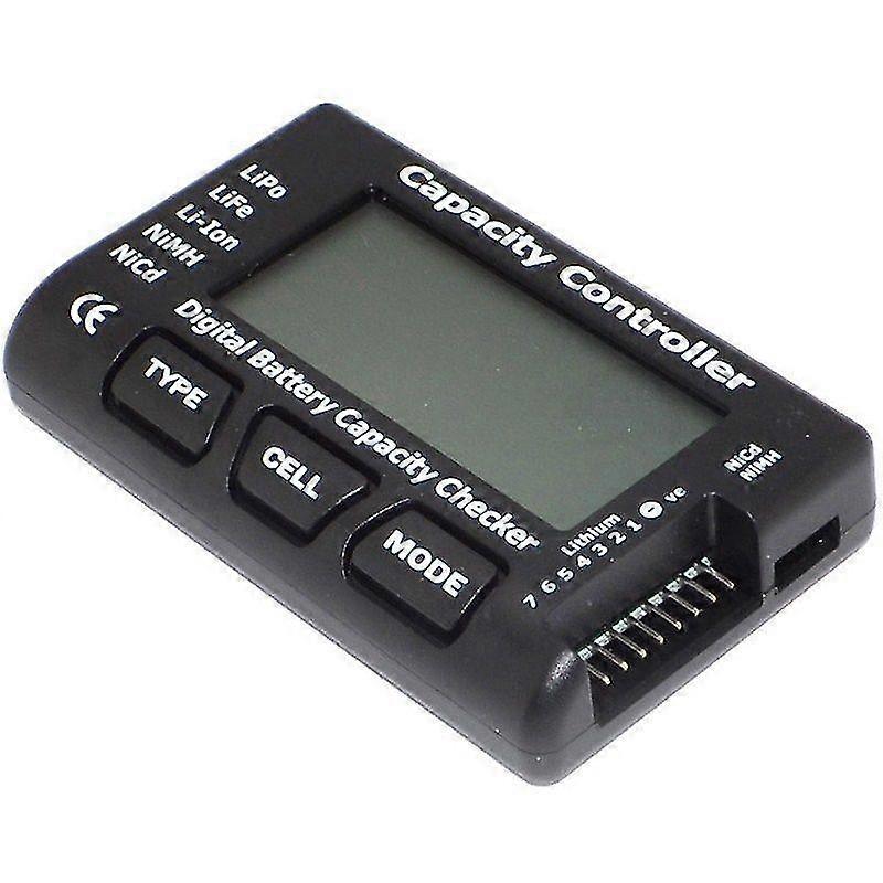 Digital Battery Capacity Tester Indicator Checker Digital Testeur Checker(1pc, Black)