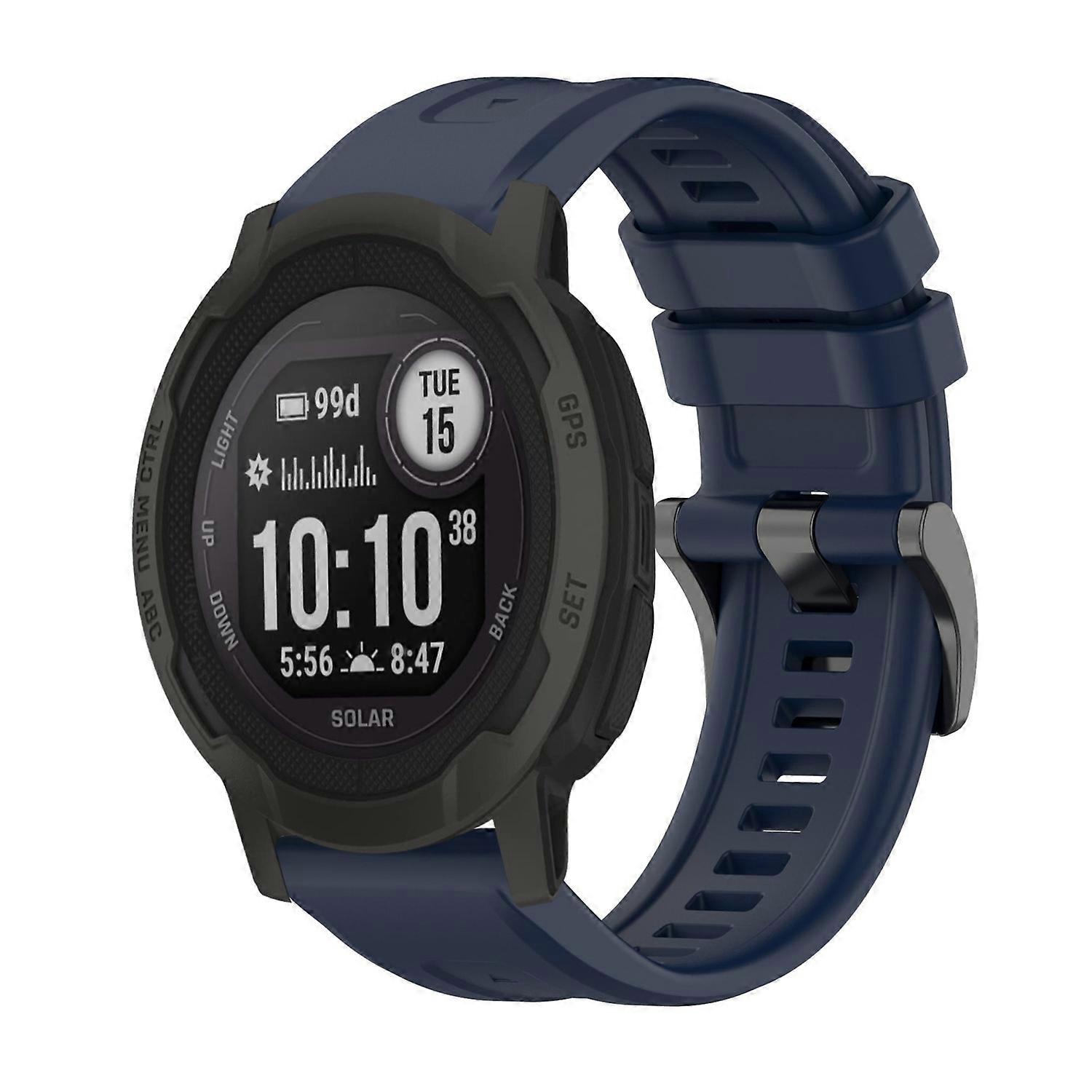 Silicone Watch Band For Garmin  Instinct 2 Solar